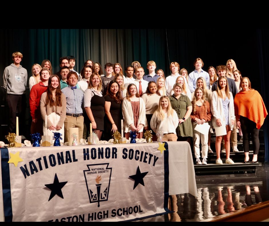 Easton High Honor Society Inductees