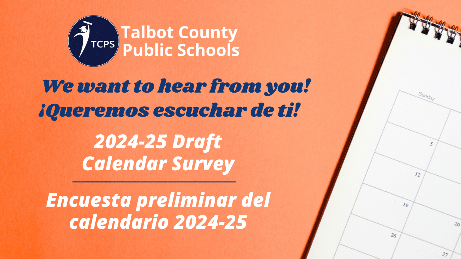 2024-25 TCPS Calendar - Talbot County Public Schools